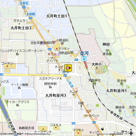 全国農業協同組合連合会京都府本部　亀岡自動車サービスセンター付近の地図
